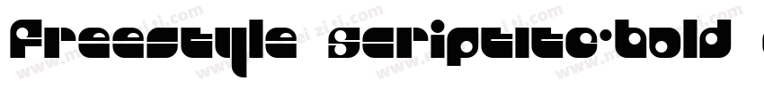 Freestyle ScriptITC-Bold (COPY 1)字体转换